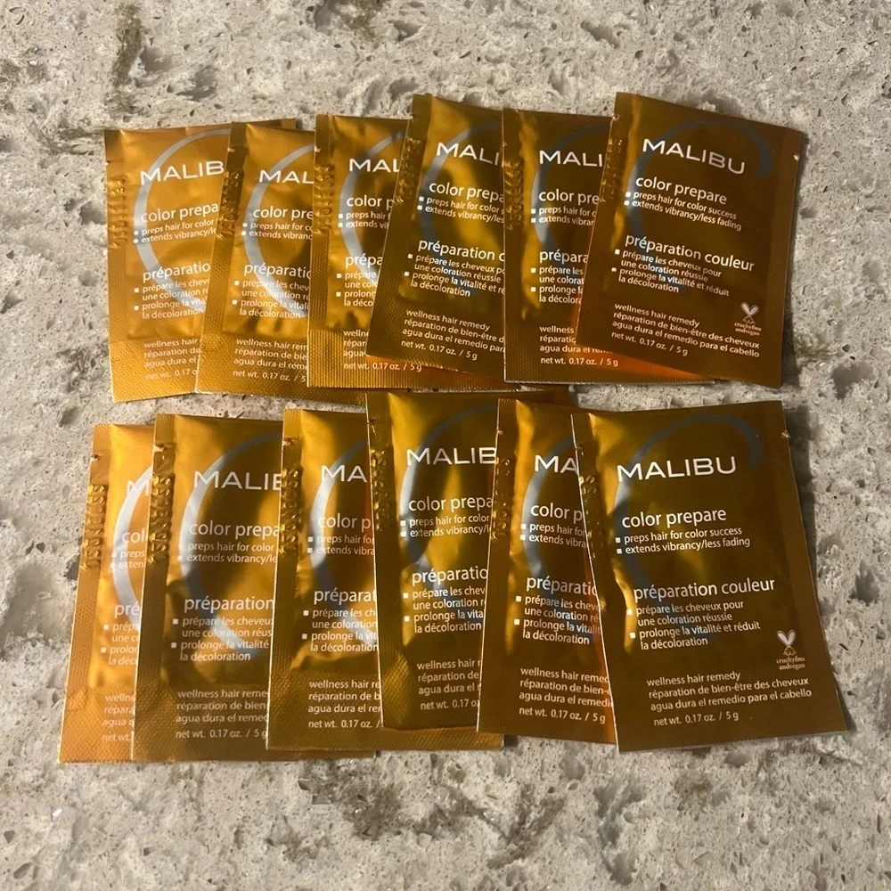 Malibu C Color Prep.Hair Treatment  12 unopened, unboxed